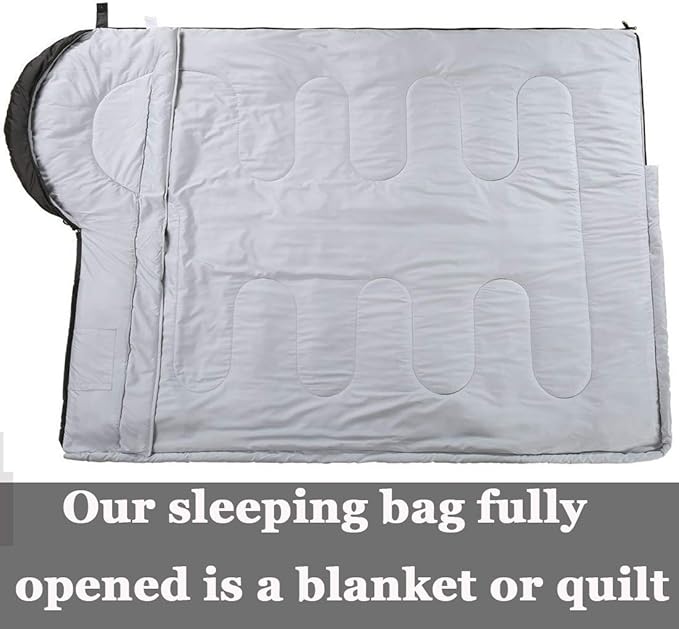 Sleeping Bag,3-4 Seasons Warm Cold Weather Lightweight, Portable, Waterproof Sleeping Bag with Compression Sack for Adults & Kids - Indoor & Outdoor: Camping, Backpacking, Hiking