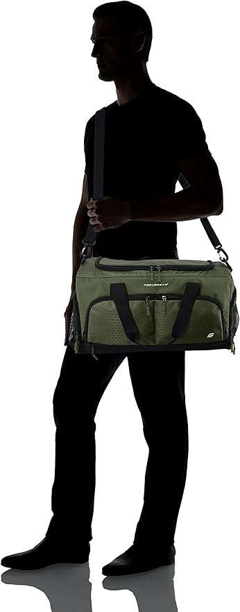 Ultimate Gym Bag 2.0: The Durable Crowdsource Designed Duffel Bag with 10 Optimal Compartments Including Water Resistant Pouch