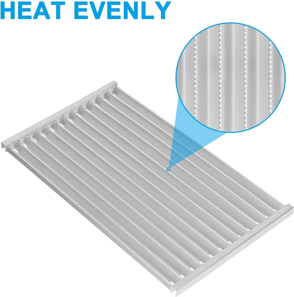 Cast Iron Grill Grates & Emitter Plates for Charbroil Commercial Infrared 4 Burner 463242715, 463242716, 463276016, 466242715, 466242815, 463257520, G533-0009-W1 G5330009W1 G533-0009-W1A