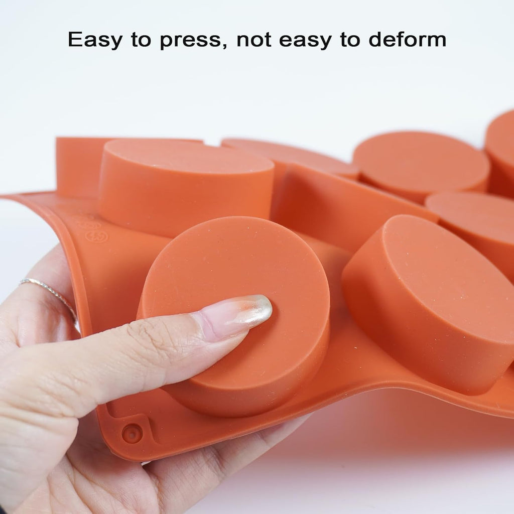 2PCS Muffin Pan, 12 Cup Silicone Cake Moulds for Baking, Silicone Muffin Cases, Non Stick Muffin Tin, Cookies Jelly Mould - BPA Free and Dishwasher Safe