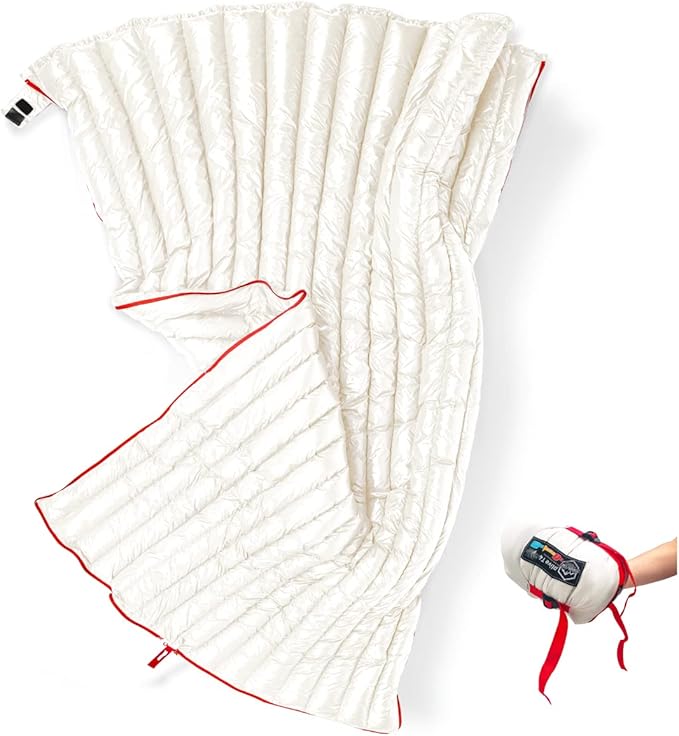 ZOOOBELIVES Ultralight Backpacking 32-50F Down Sleeping Bag - 27oz Ultra Compact 650 Fill Power Envelope Sleeping Bag for Hiking, Camping and Backcountry, Lightweight and Compressible – Alplive T400