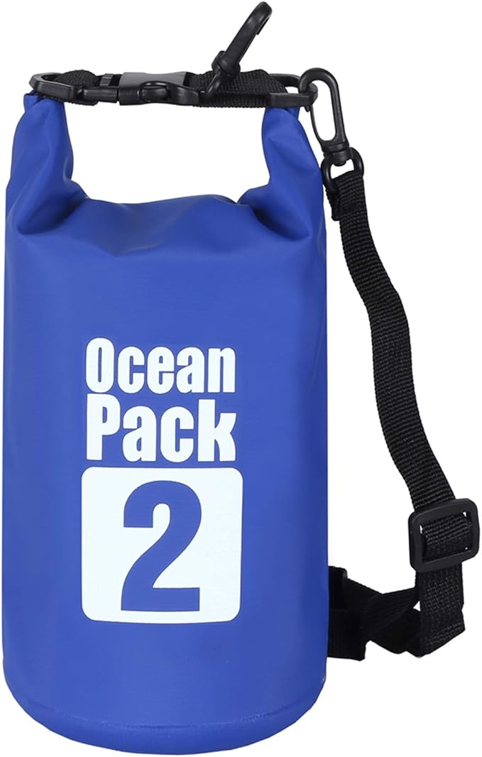 2L/3L/5L/10L/15L/20L/30L 500D Tarpaulin Heavey-Duty PVC Water Proof Dry Bag Sack for Kayaking/Boating/Canoeing/Fishing/Rafting/Swimming/Camping/Snowboarding