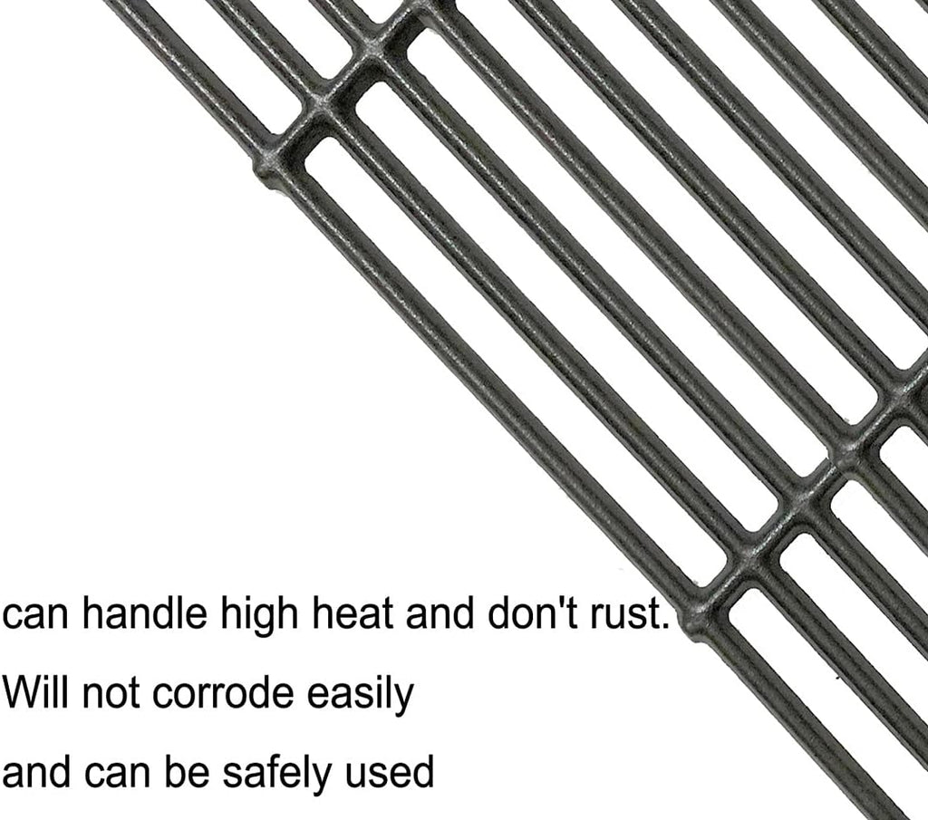 C6505A(3-Pack) 19 3/4" Cast Iron Cooking Grid Grates Replacement for Chargriller 2121, 2123, 2222, 2828, 3001, 3008, 3030, 3725, 4000, 4208, 5050, 5072, 5252, 9020