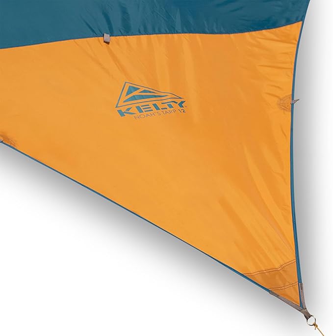Kelty Noah’s Tarp Sun Shelter and Multi-Use Awning Rainfly, Portable Canopy UV Protection, Waterproof + Durable, 3 Sizes for Customized Pitch