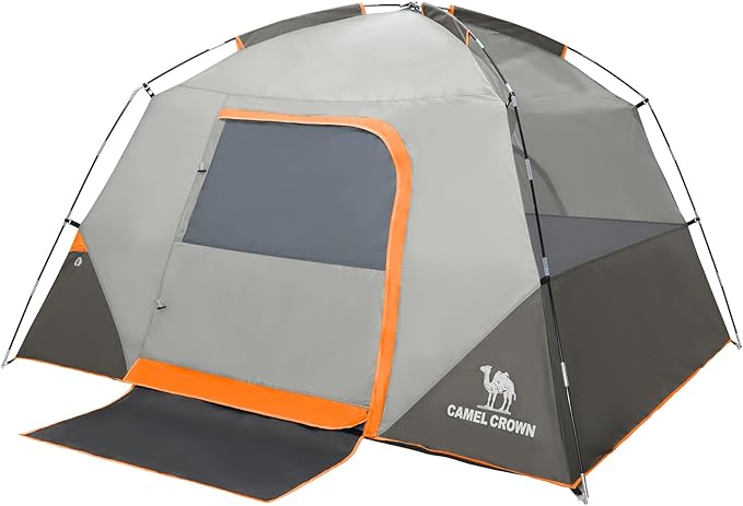 CAMEL CROWN Tents for Camping 4/6 Person Tent Waterproof Easy Setup Backpacking Tents