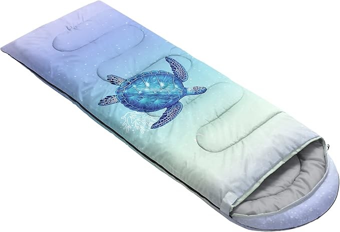 QOOMO Camping Sleeping Bags,3 Season Warm & Cool Weather,Lightweight,Waterproof Sleeping Bags for Adults & Kids,Traveling,and Outdoors,Camping Gear Equipment