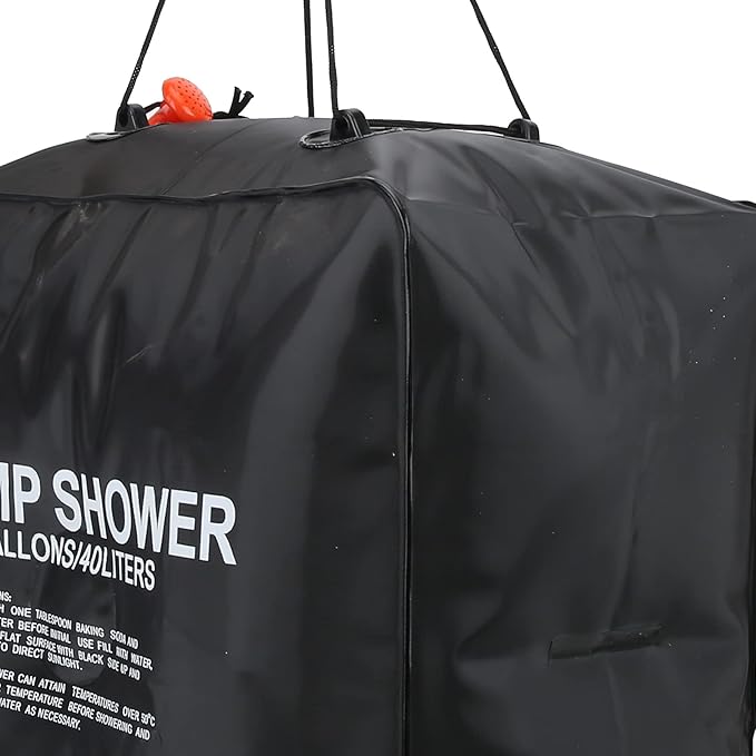 01 40L Water Bag Solar Heated, Solar Heating 40L Solar Shower Bag for Camping for Outdoor
