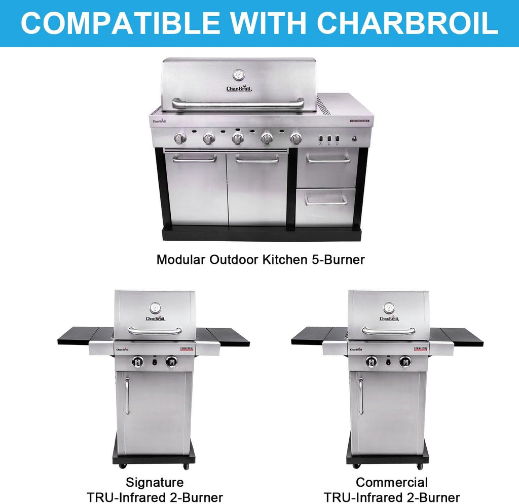 Cast Iron Grill Grates and Emitter Plates for Charbroil TRU-Infrared 463644220 463632320 463642316 463675016 463644220 463245518 463675016P1 463642316 463644220 G362-2100-W1, G369-0030-W2