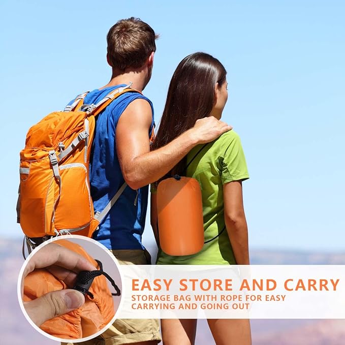 OBTANIM Camping Sleeping Bags Portable Waterproof Sleeping Bag for Adults Kids 4 Seasons Winter, Fall, Spring, Summer Backpacking Hiking Camping Mountaineering Indoor Outdoor Use