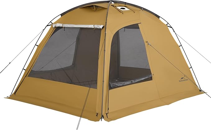 Naturehike Dune Hot Tent with Stove Jack,Double Layer 4 Season Tent,Waterproof 2-3 Person Tents for Camping