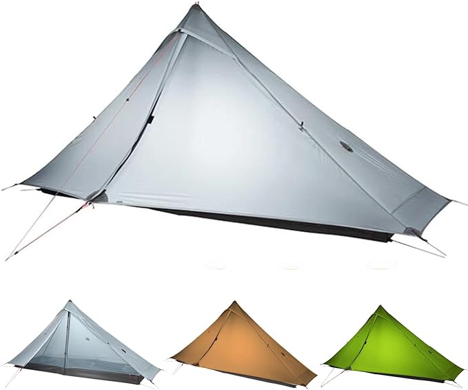 3F UL Gear Lanshan PRO Lanshan Ultralight Tent 3 Season Backpacking Tent for 2 Person, Waterproof Professional Tents for Camping, Trekking, Kayaking, Climbing, Hiking
