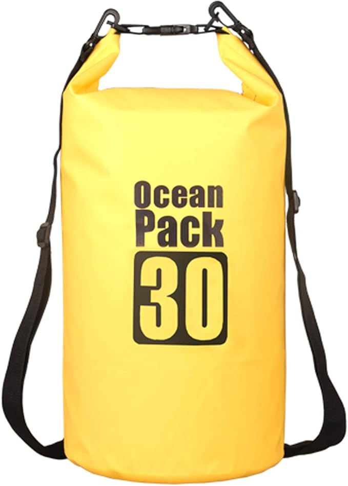 2L/3L/5L/10L/15L/20L/30L 500D Tarpaulin Heavey-Duty PVC Water Proof Dry Bag Sack for Kayaking/Boating/Canoeing/Fishing/Rafting/Swimming/Camping/Snowboarding