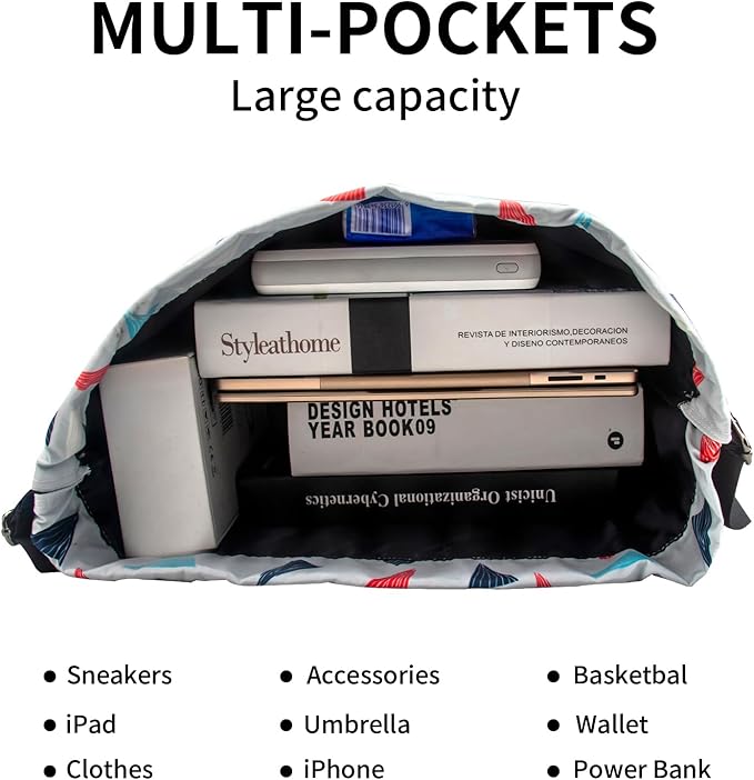 Peicees Waterproof Drawstring Sport Bag Lightweight Sackpack Backpack for Men and Women