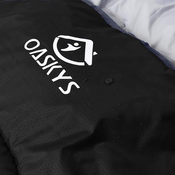 oaskys Camping Sleeping Bag - 3 Season Warm & Cool Weather - Summer Spring Fall Lightweight Waterproof for Adults Kids - Camping Gear Equipment, Traveling, and Outdoors