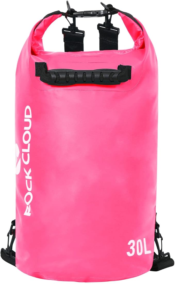 ROCK CLOUD Dry Bag Waterproof 30L Dry Sack for Kayaking Rafting Boating Beach Surfing Swimming Canoe Camping Hiking Fishing Ski