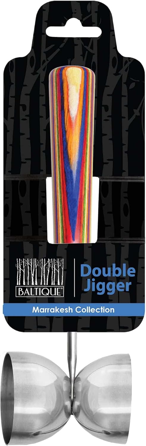 Totally Bamboo Baltique Marrakesh Collection Bar Spoon, Stainless Steel Cocktail Mixing Spoon