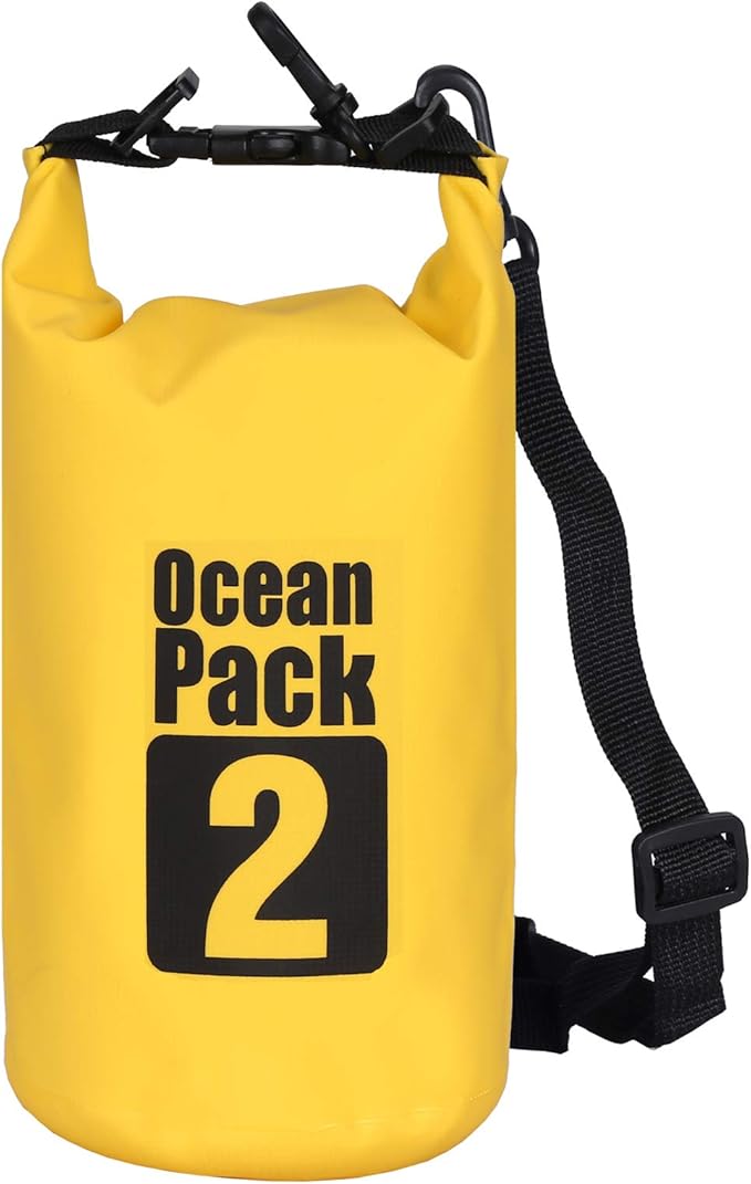2L/3L/5L/10L/15L/20L/30L 500D Tarpaulin Heavey-Duty PVC Water Proof Dry Bag Sack for Kayaking/Boating/Canoeing/Fishing/Rafting/Swimming/Camping/Snowboarding