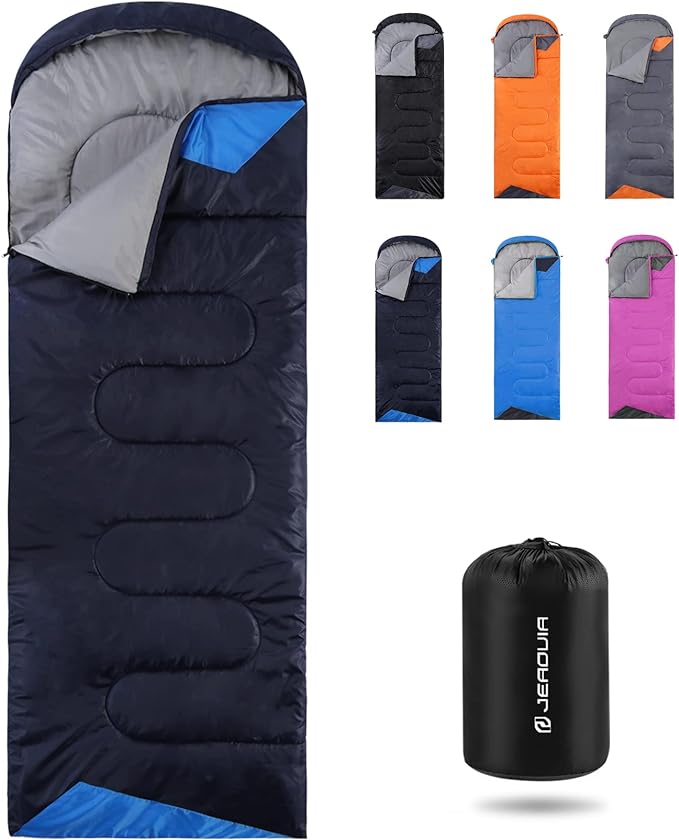 Sleeping Bags for Adults Backpacking Lightweight Waterproof- Cold Weather Sleeping Bag for Girls Boys Mens for Warm Camping Hiking Outdoor Travel Hunting with Compression Bags