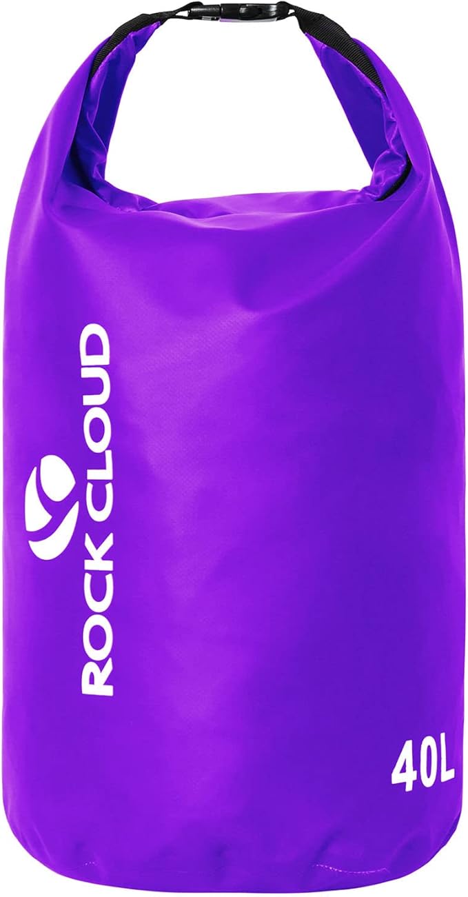 ROCK CLOUD Dry Bag Waterproof 40L Dry Sack for Kayaking Rafting Boating Beach Surfing Swimming Canoe Camping Hiking Fishing Ski
