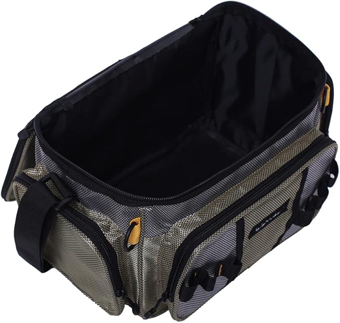 Kylebooker Fishing Tackle Bags Soft Side Fishing Tackle Box Storage Bag for Saltwater or Freshwater