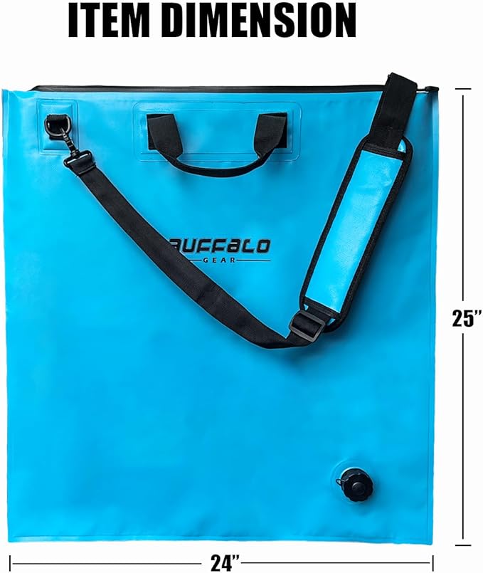 Buffalo Gear Fish Bag with Airtight Waterproof Zipper
