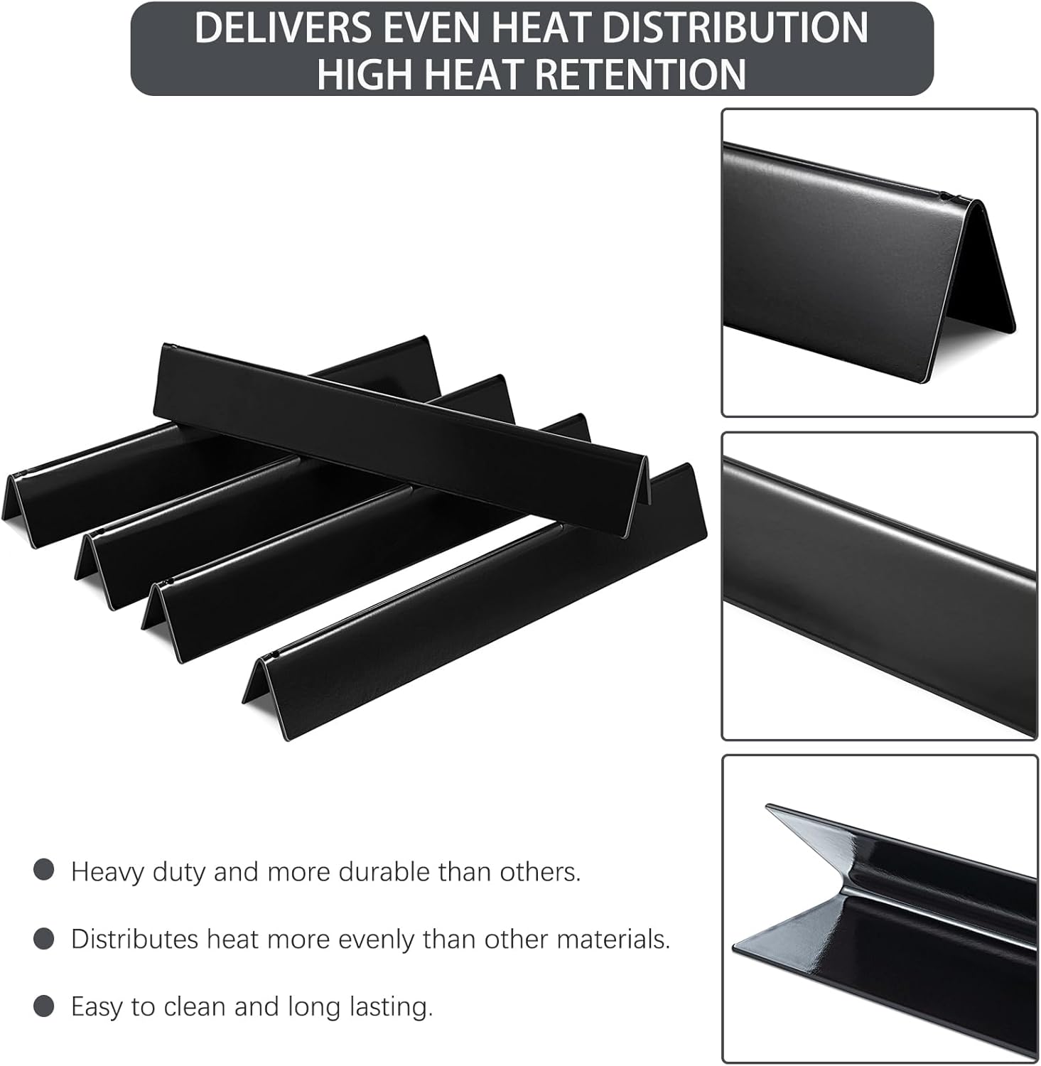 Genesis E-330 4 Burner 62752 7524 Grates 7620 7621 Flavorizer Bars 65505 Heat Deflectors Replacement Parts for Weber Genesis Grill Parts 300 Series E-310 E-320 S-310 S320 S-330 EP-310 EP-320 EP-330