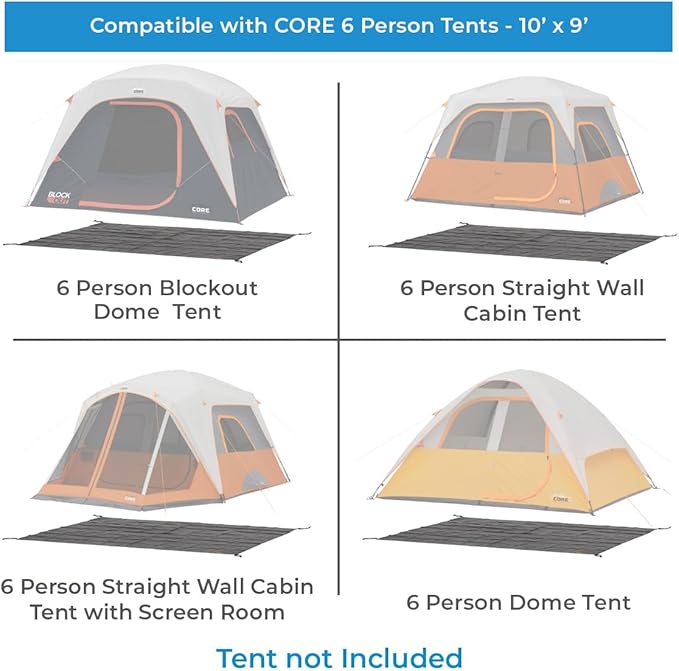 CORE Outdoor Tent Footprints | Perfect Tarp Camping Accessories