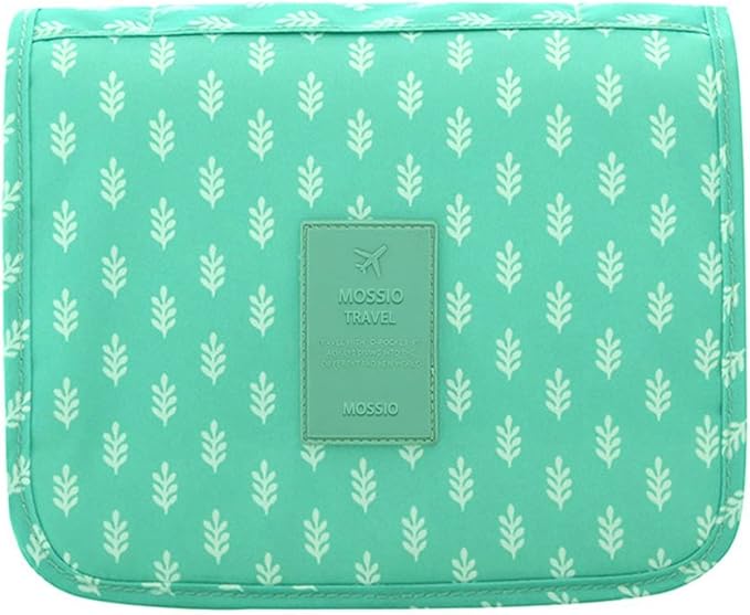 Mossio Hanging Toiletry Bag - Large Cosmetic Makeup Travel Organizer for Men & Women with Sturdy Hook