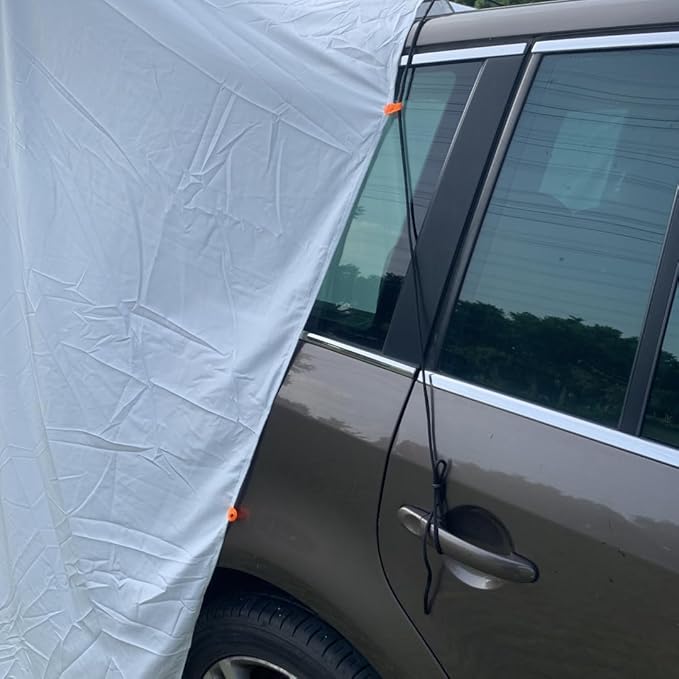 SUV Tent Van Camping Nomadic Camper Sleeping Take Shower or Change Clothes in Vehicle Water-Repellent and Lightweight Portable Bag Set up Size: L.W.H: 148x148x230 Centimeters