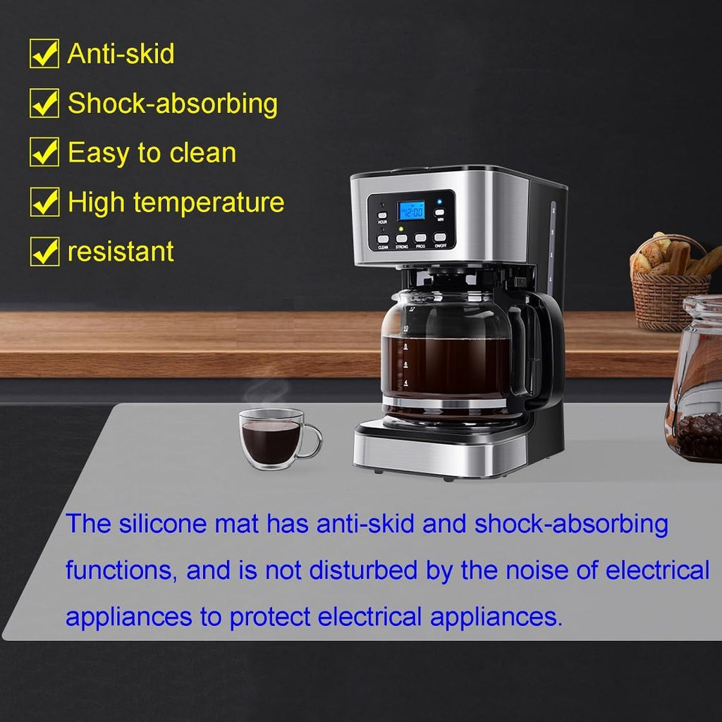 Silicone Mat - Non-Stick, Reusable & Heat Resistant Up to 500°F, Fits Resin Crafts, Dishwasher Safe for Baking, Cookies, Pastry (36” x 24”)