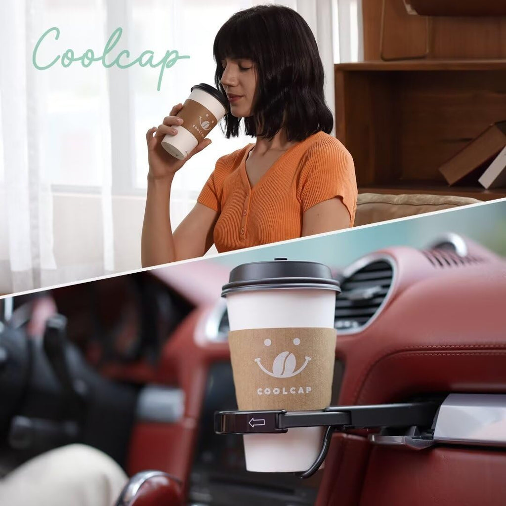 100 Pack 12oz Disposable Coffee Cups with Lids and Sleeves, To Go Paper Cups for Hot & Cold Beverages