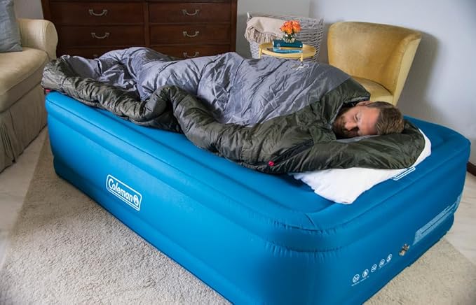 Coleman Big Basin 15°F Big & Tall Sleeping Bag, Cold Weather Sleeping Bag with Snag-Free Zipper & Better Heat Retention, Machine Washable