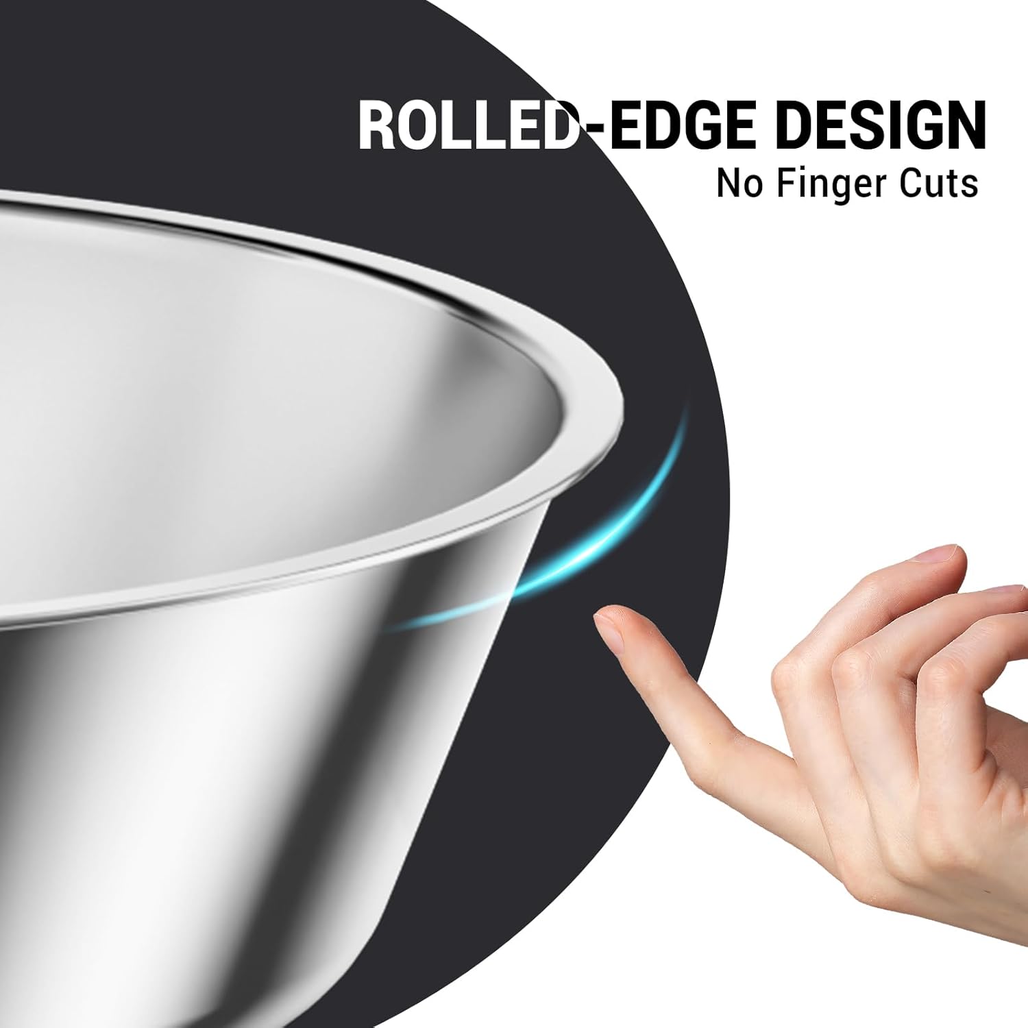 Round Chafing Dishes for Buffet 5 Qt,High Grade Chafing Dish Buffet Set with Stainless Steel Lid & Lid Holder,Full Size Pan,Food Warmers for Parties,Buffet,Wedding, Birthday 4 Pack (Half Gold)