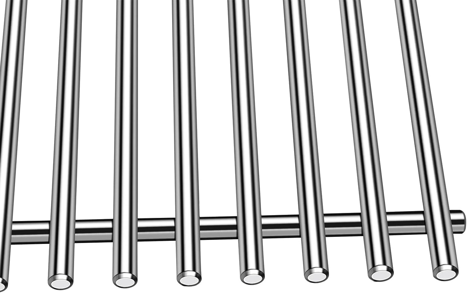 Grill Grates Replacement for Weber Grill Parts Weber Genesis II E-410, S-410, E/S-415, E/S-435, LX E/S-440, 66089, 66097, Stainless Steel Genesis 2 Flavorizer Bars Grids BBQ Grill Accessories