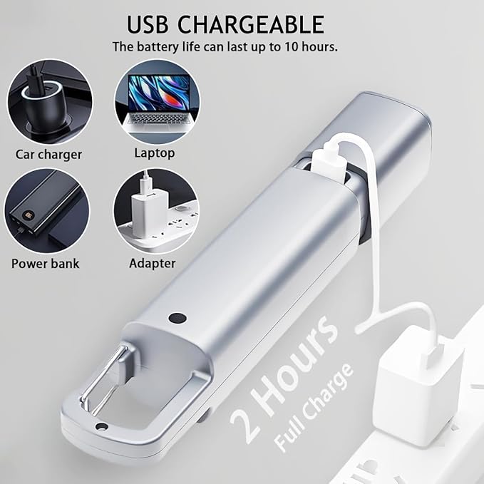 Rechargeable LED Flashlights High Lumens, 20,000 Lumens Super Bright Flashlight with USB Cable and Hook, 3 Modes, Waterproof Flash Light Handheld Powerful Flashlight for Home Camping ﻿- 4 Pack