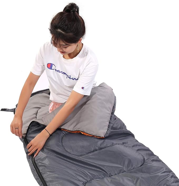 SWTMERRY Sleeping Bag 3 Seasons (Summer, Spring, Fall) Warm & Cool Weather - Lightweight,Waterproof Indoor & Outdoor Use for Kids, Teens & Adults for Hiking and Camping