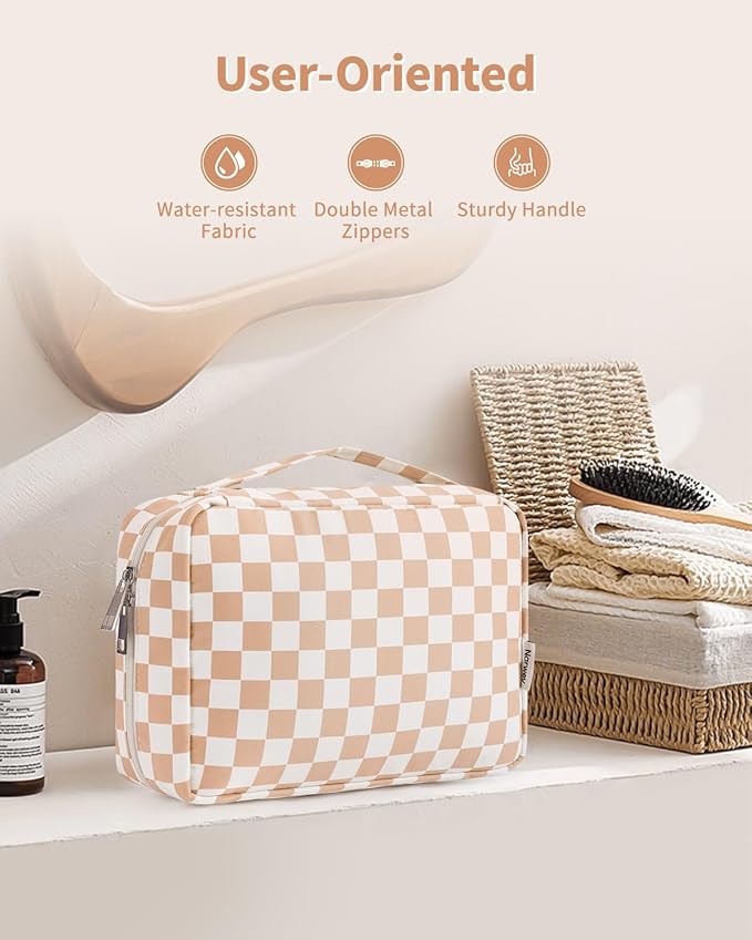 Narwey Hanging Travel Toiletry Bag Cosmetic Make up Organizer for Women and Girls Waterproof