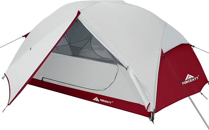 Forceatt Tent for 2 and 3 Person is Waterproof and Windproof, Camping Tent for 3 to 4 Seasons,Lightweight Aluminum Pole Backpacking Tent Can be Set Up Quickly,Great for Hiking