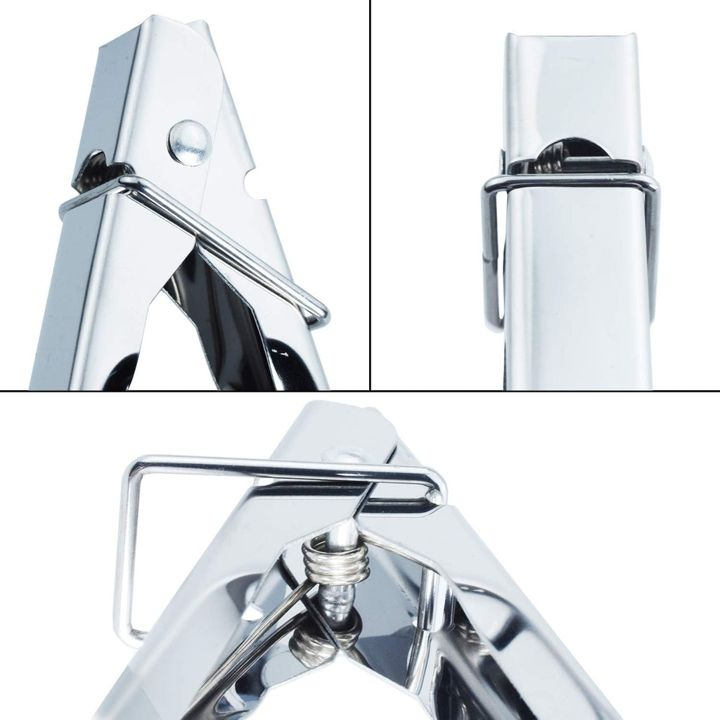 Stainless Steel Serving Tongs Metal Cooking Tongs (9-Inch 3 Pieces)