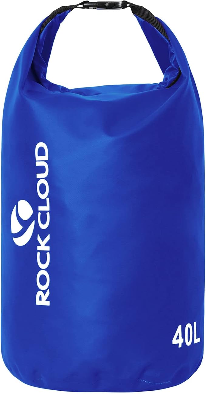 ROCK CLOUD Dry Bag Waterproof 40L Dry Sack for Kayaking Rafting Boating Beach Surfing Swimming Canoe Camping Hiking Fishing Ski