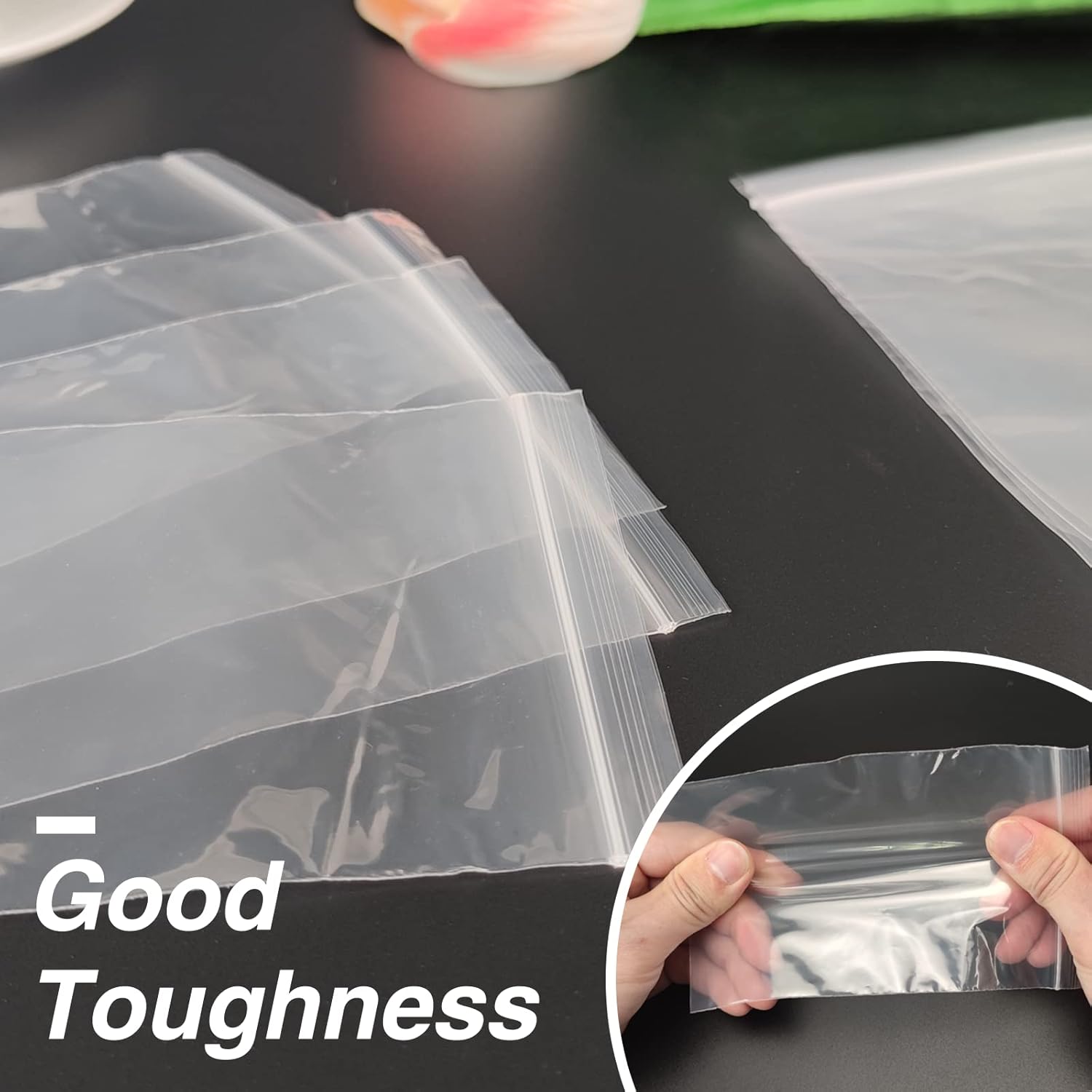 160Pcs 5x7 Inch Clear Zip Bags, Small Plastic Baggies for Jewelry, Food, Crafts, Packaging, DIY, Storage
