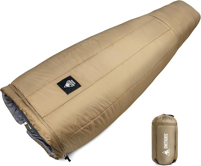 OneTigris Featherlite Ultralight Sleeping Quilt, Weighs 35oz, Warm Hammock Topquilt 40 Degree, with Footbox, Perfect for Outback Camping, Hiking, Backpacking and Hammocks