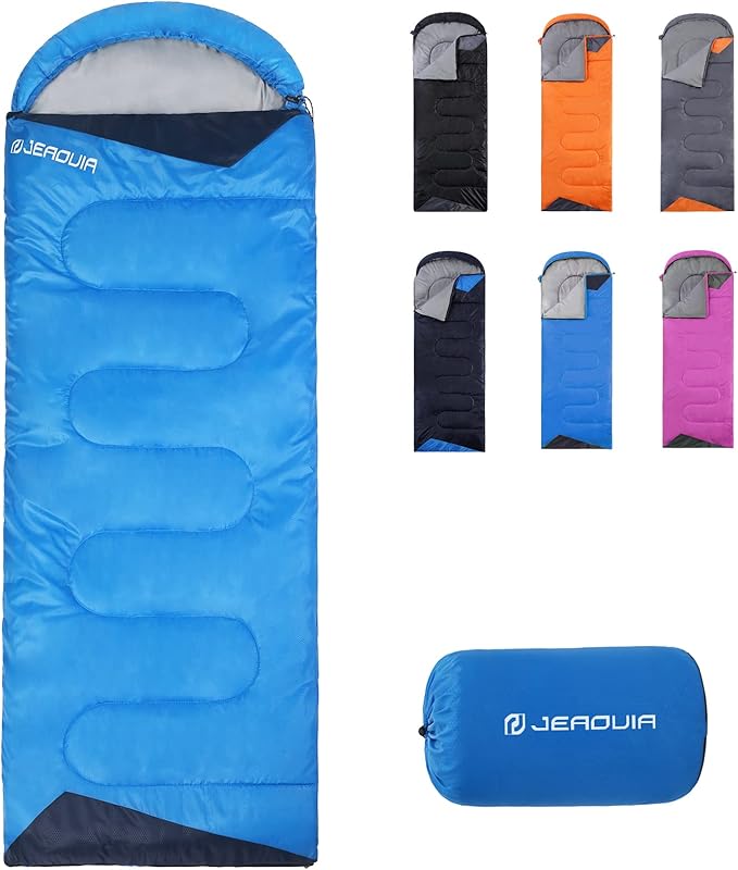 Sleeping Bags for Adults Backpacking Lightweight Waterproof- Cold Weather Sleeping Bag for Girls Boys Mens for Warm Camping Hiking Outdoor Travel Hunting with Compression Bags