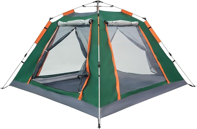 2 Person Windproof Oxford Tent Easy Setup Backpacking Tent for Camping, Hiking, Traveling