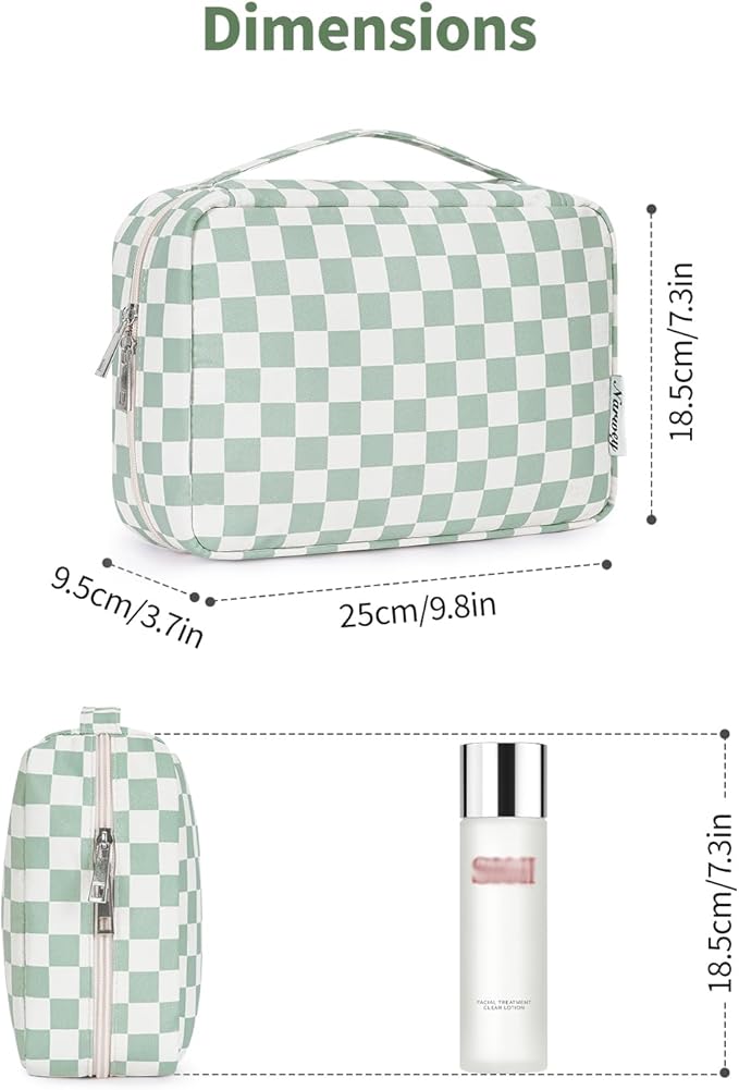 Narwey Hanging Travel Toiletry Bag Cosmetic Make up Organizer for Women and Girls Waterproof