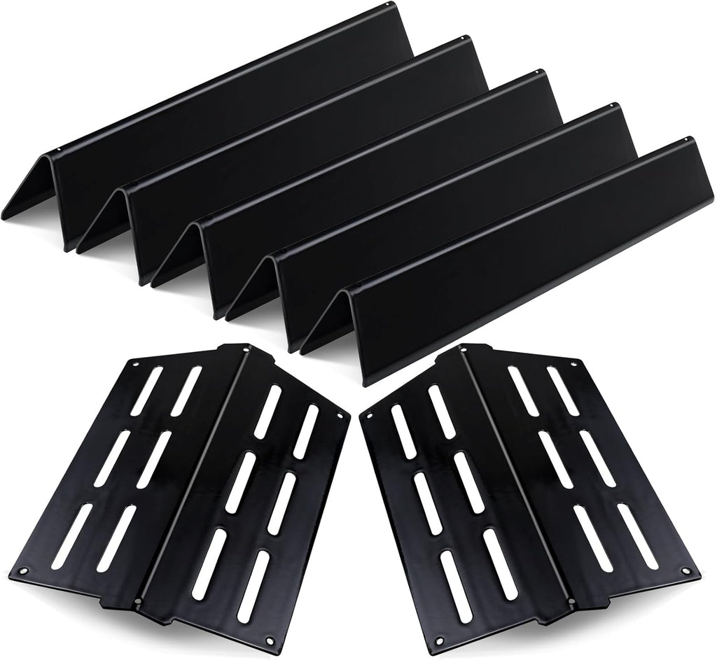 17.5 inch Flavorizer Bars Gas Grill Replacement Parts for Weber Genesis 300 Series E310 E320 E330 S310 S320 S330 EP/CEP-310 EP/CEP-320 EP/CEP-330, Porcelain Steel Heat Deflector