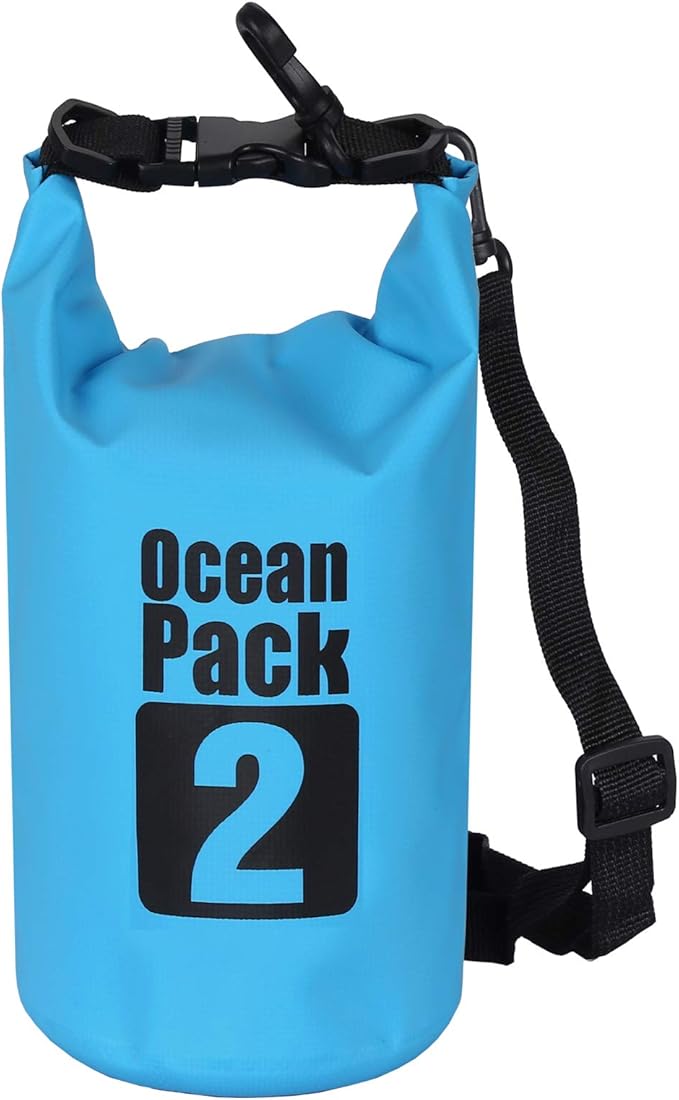 2L/3L/5L/10L/15L/20L/30L 500D Tarpaulin Heavey-Duty PVC Water Proof Dry Bag Sack for Kayaking/Boating/Canoeing/Fishing/Rafting/Swimming/Camping/Snowboarding