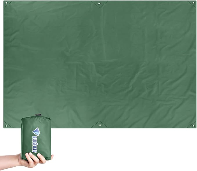 TRIWONDER Hammock Rain Fly Waterproof Tarp Camping Tent Footprint Ground Cloth Backpacking Tarp Camp Shelter Sunshade Mat for Outdoor Hiking Beach Picnic