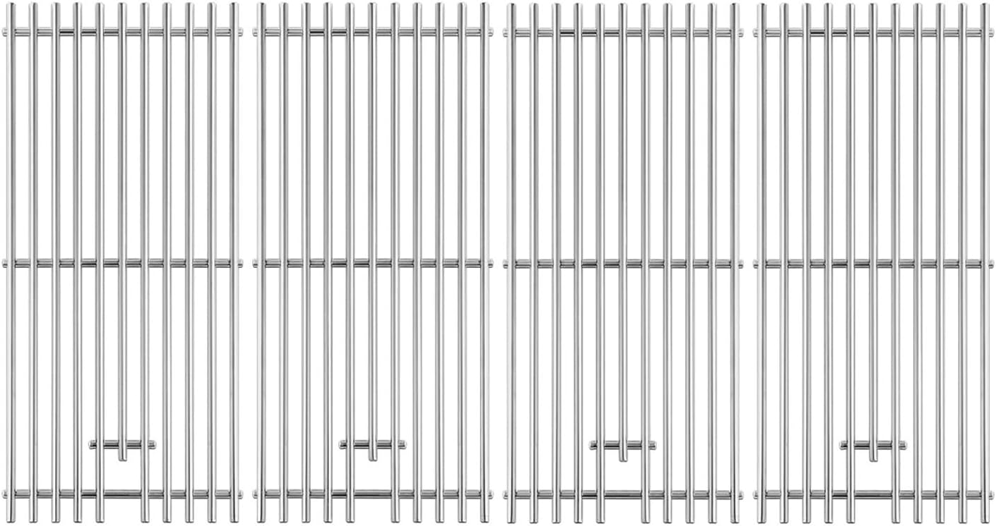 16517 47629 Grill Grates Replacement Parts for Bull Grill Parts 4 Burner 30 Inch Angus 47628 41629 41628 Outlaw 26038 26039 Premium 18249 18248 Lonestar 87049 87048 Lion L75000 Cooking Grates
