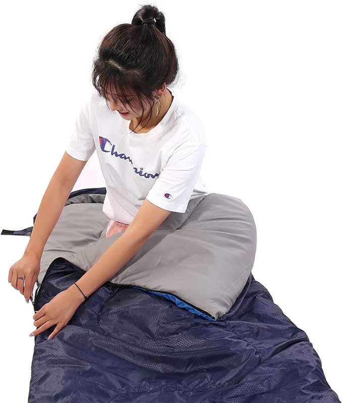 SWTMERRY Sleeping Bag 3 Seasons (Summer, Spring, Fall) Warm & Cool Weather - Lightweight,Waterproof Indoor & Outdoor Use for Kids, Teens & Adults for Hiking and Camping